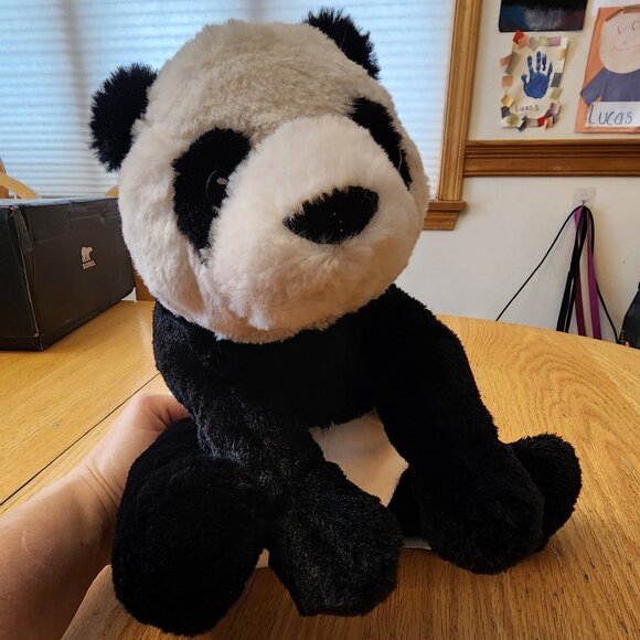 IKEA "KRAMIG" Panda Bear Stuffed Animal Toy - Picture 2 of 16